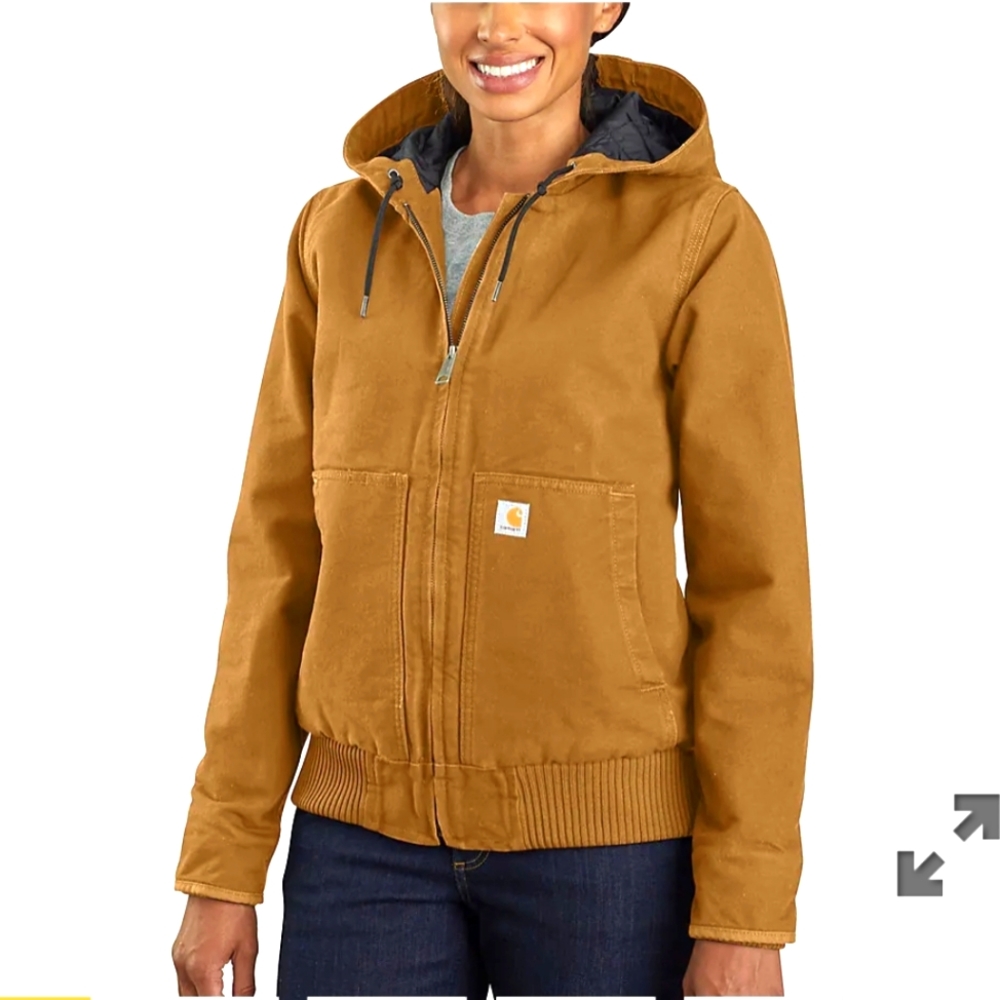 Carhartt women's quilt lined duck jacket